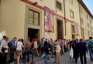 Ingressos para a visita guiada à Galeria Accademia em Florença
