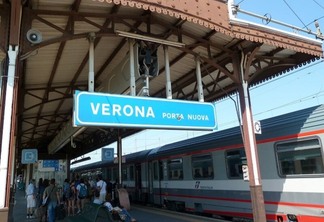 Viagem de trem de Veneza a Verona