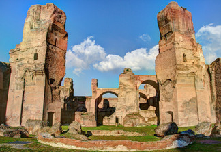 Ingressos para visita guiada pelas Termas de Caracalla em Roma