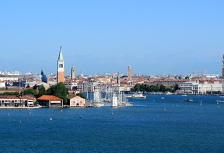 Vista panorâmica de Veneza
