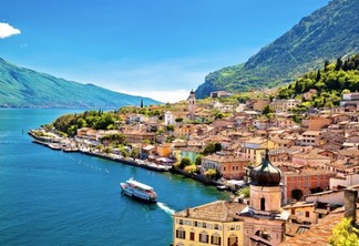 Lago de Garda na Itália