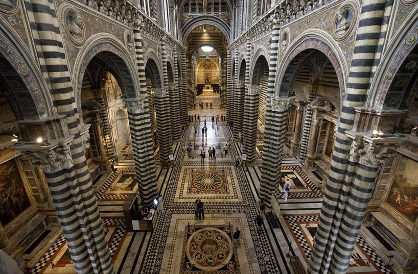 Interior da Catedral visto de cima