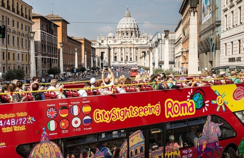  Ônibus Hop on Hop off em Roma