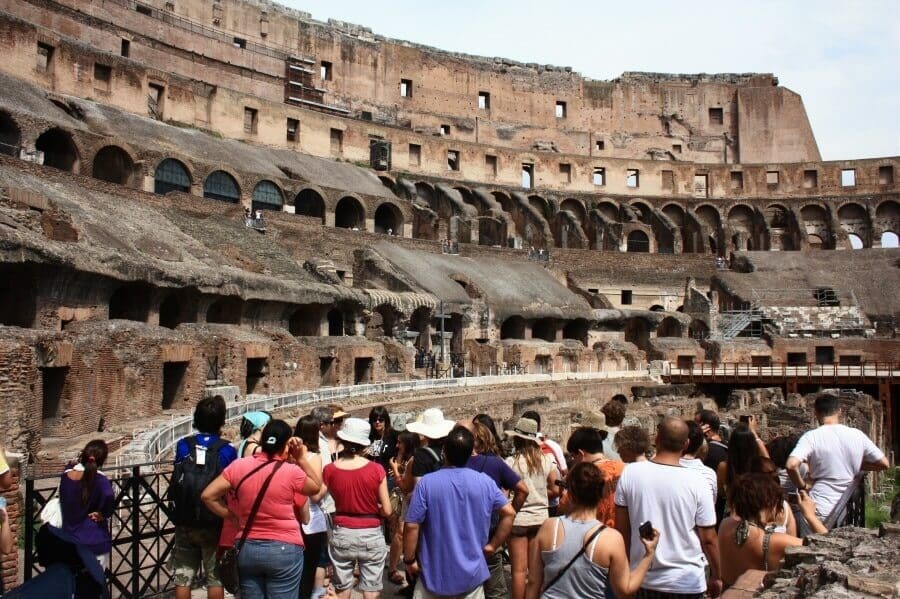 Visita guiada no Coliseu em Roma na Itália