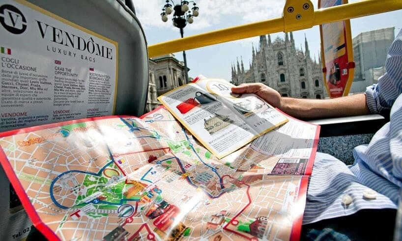Informações sobre o passeio de ônibus turístico em Milão 
