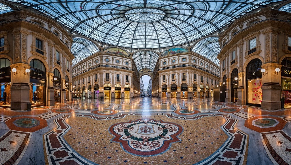 Galeria Vittorio Emanuele em Milão