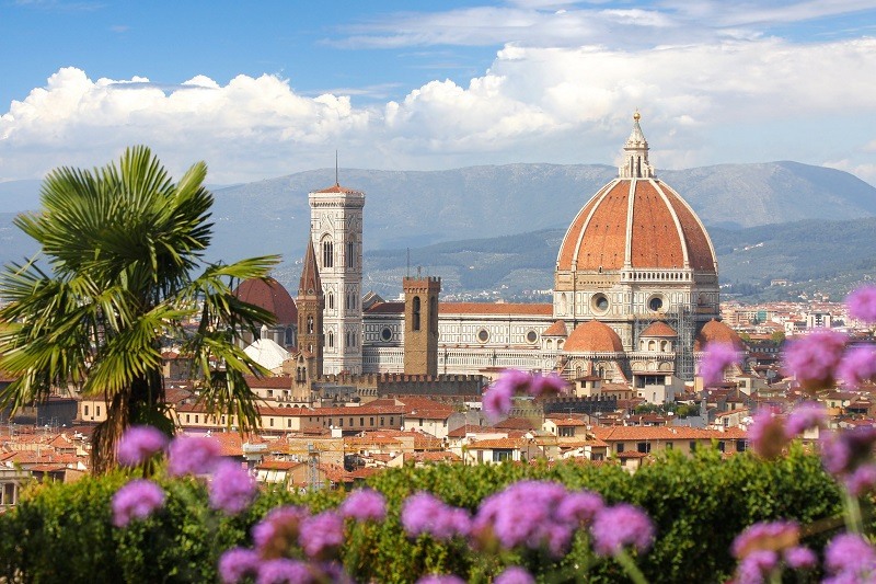 Vista do centro histórico de Florença