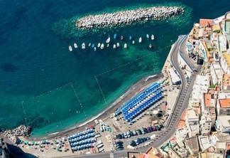 Praias em Amalfi na Costa Amalfitana