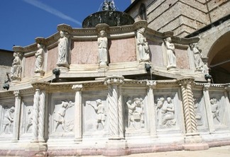 Pontos turísticos em Perugia