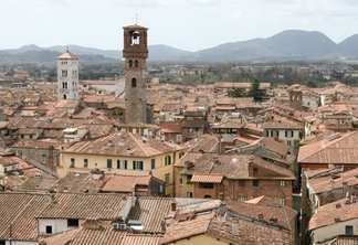 Mapa turístico de Lucca