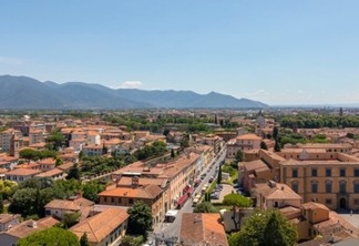 Vista panorâmica de Pisa