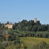 Vista da vinícola Castello Sonnino na Itália