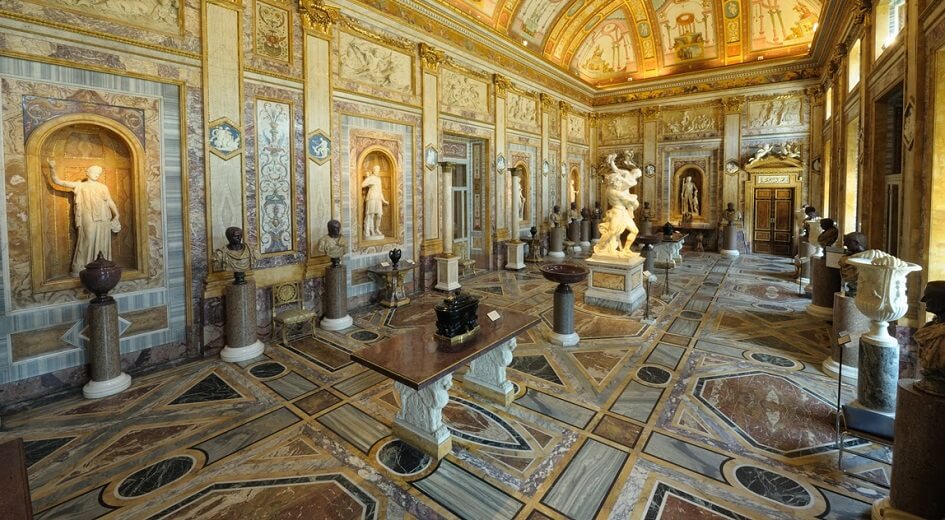  Palácio Clementino-Caffarelli no Museus Capitolinos em Roma