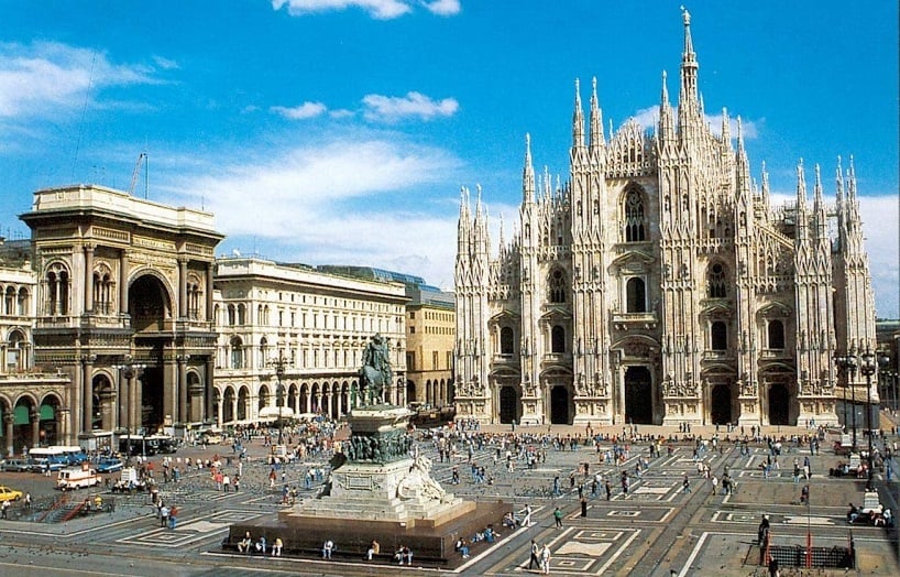 Duomo de Milão na Itália