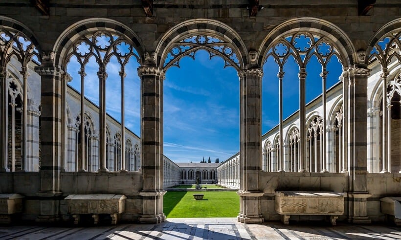  Camposanto Monumentale em Pisa na Itália