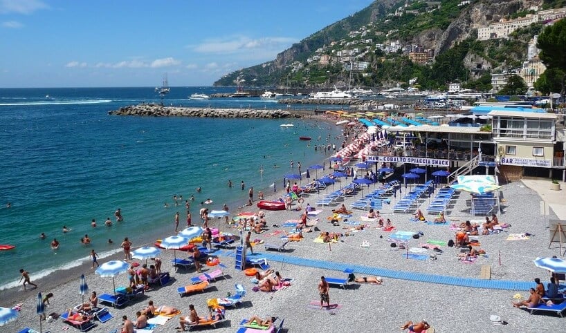  Dia relaxante nas praias em Amalfi 