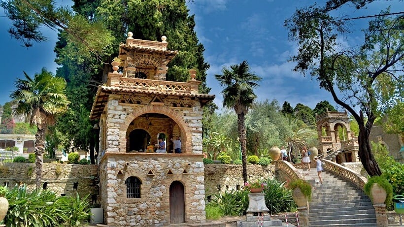 Jardim Público em Taormina