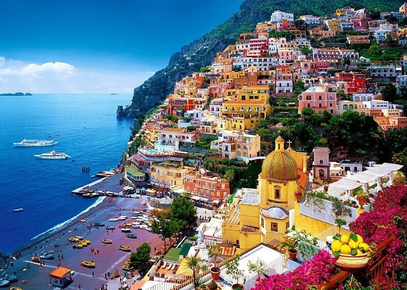 Cidade de Amalfi na Itália