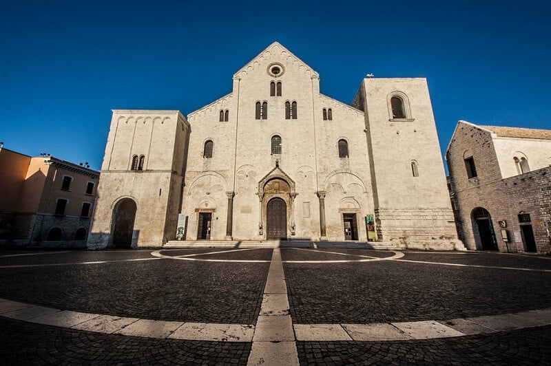 Basílica San Nicola em Bari na Itália