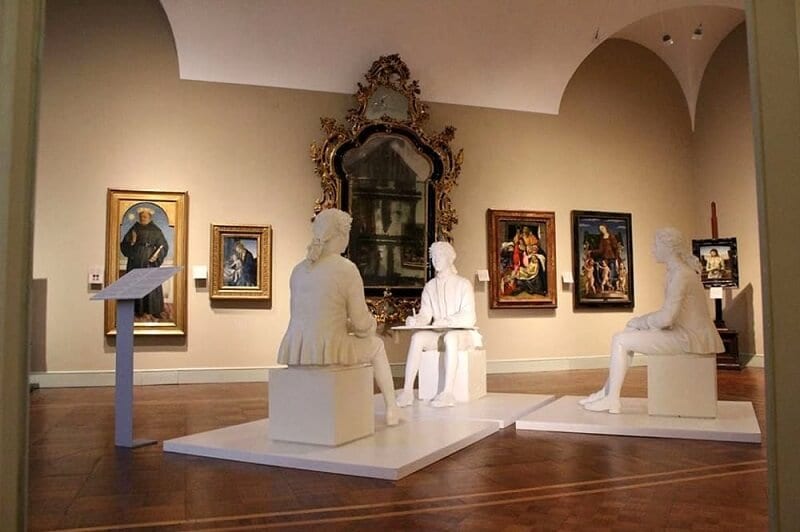 Obras expostas no Museu Poldi Pezzoli em Milão
