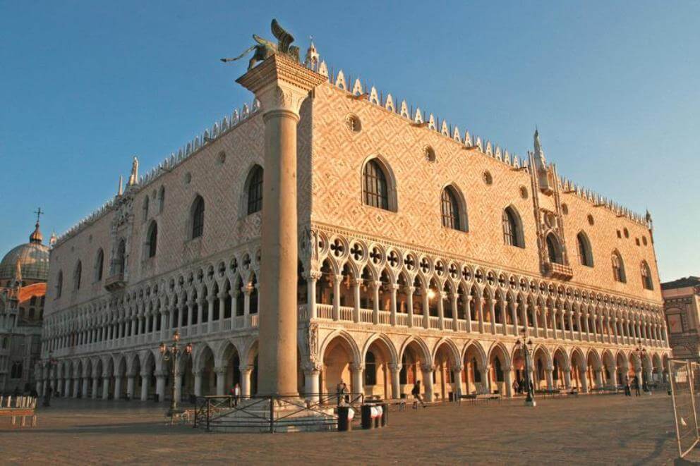 Palácio Ducal em Veneza na Itália