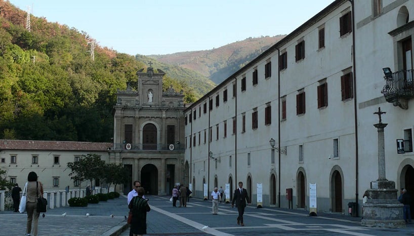 Santuario di San Francesco di Paola na região da Calábria 