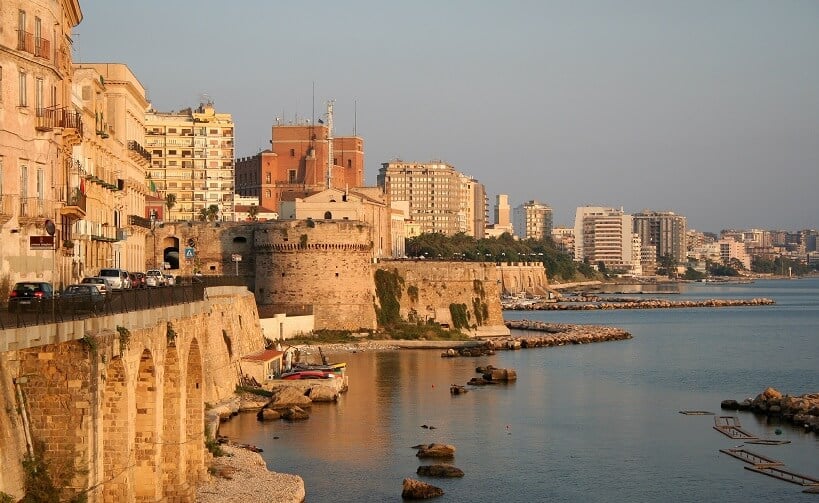 Vista da cidade de Taranto