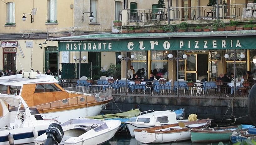Restaurante Ciro a Mergellina em Nápoles 