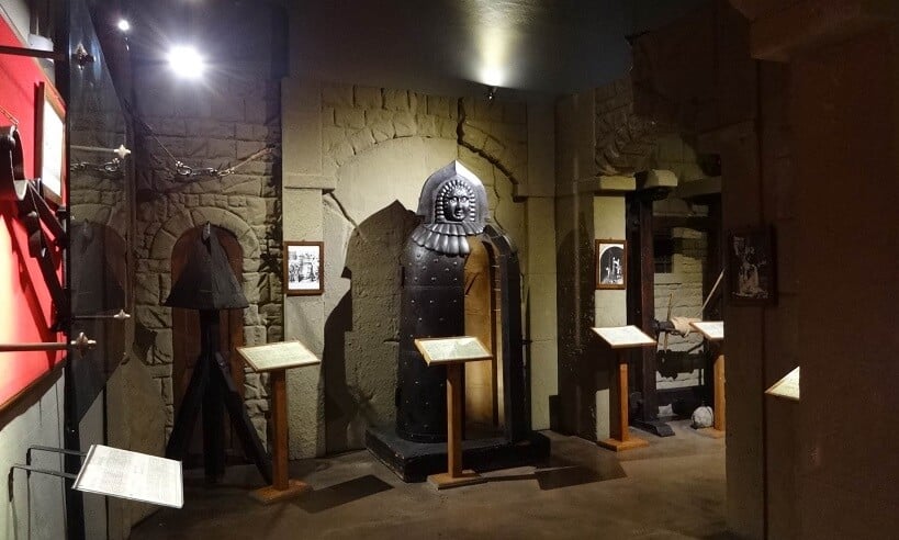 Interior do Museo della Tortura di Montepulciano
