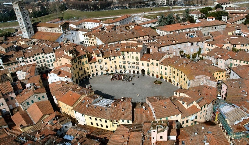 Piazza dell'Anfiteatro vista de cima