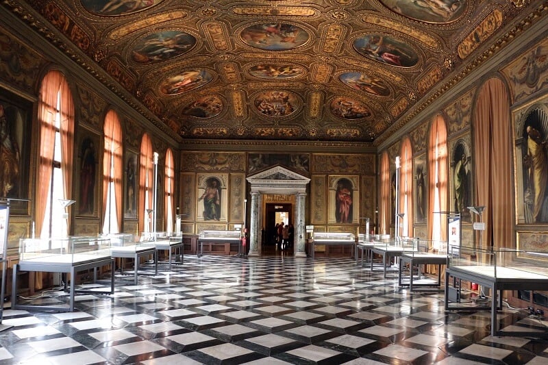 Interior da Biblioteca Marciana