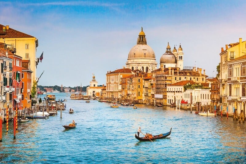 Vista da cidade de Veneza