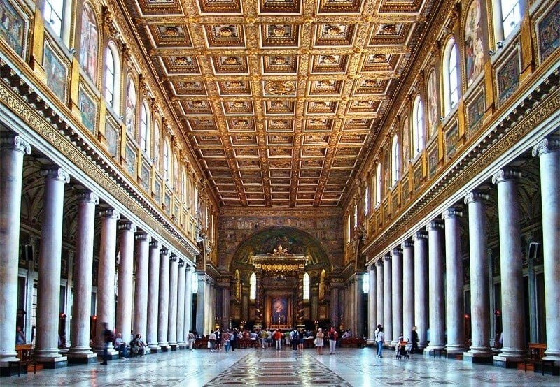 Arquitetura da Basílica de Santa Maria Maior