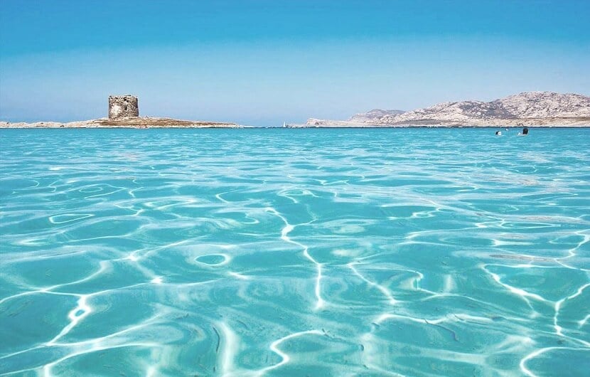 Praia de La Pelosa em Stintino