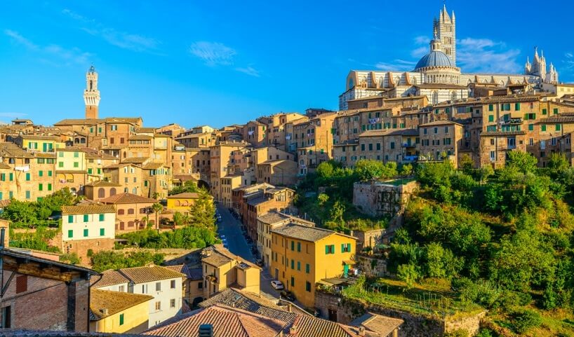 Vista da cidade de Siena
