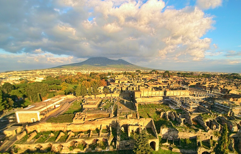 Vista de Pompei