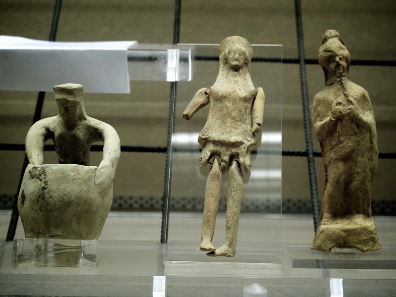 Peças expostas no Museu Arqueológico Regional de Siracusa na Sicília
